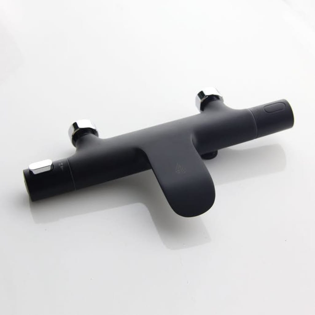 Badewannenarmatur Brusa Tapp Schwarz