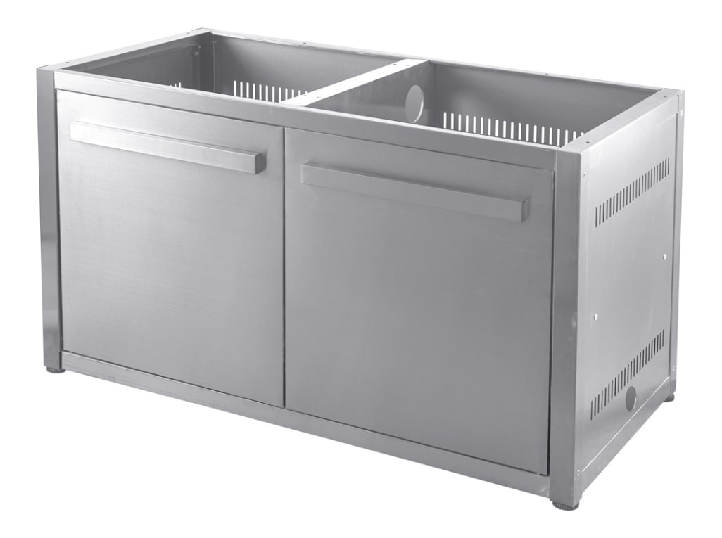 Nordic Line - Module de base avec portes 120 cm (2 modules) - Inox