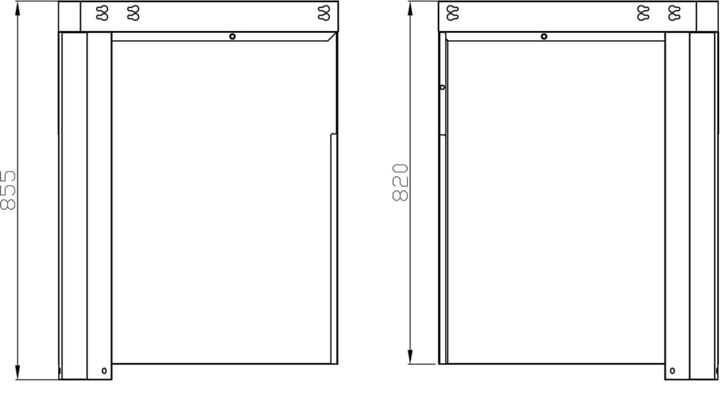 Stainless Collection - Corner module 90° 