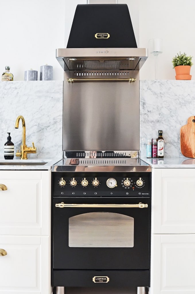 Splashback 60 cm Chrome