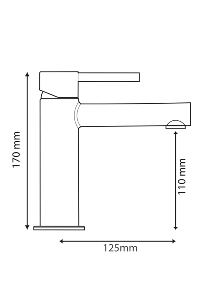 Waschtischarmatur Design Schwarz