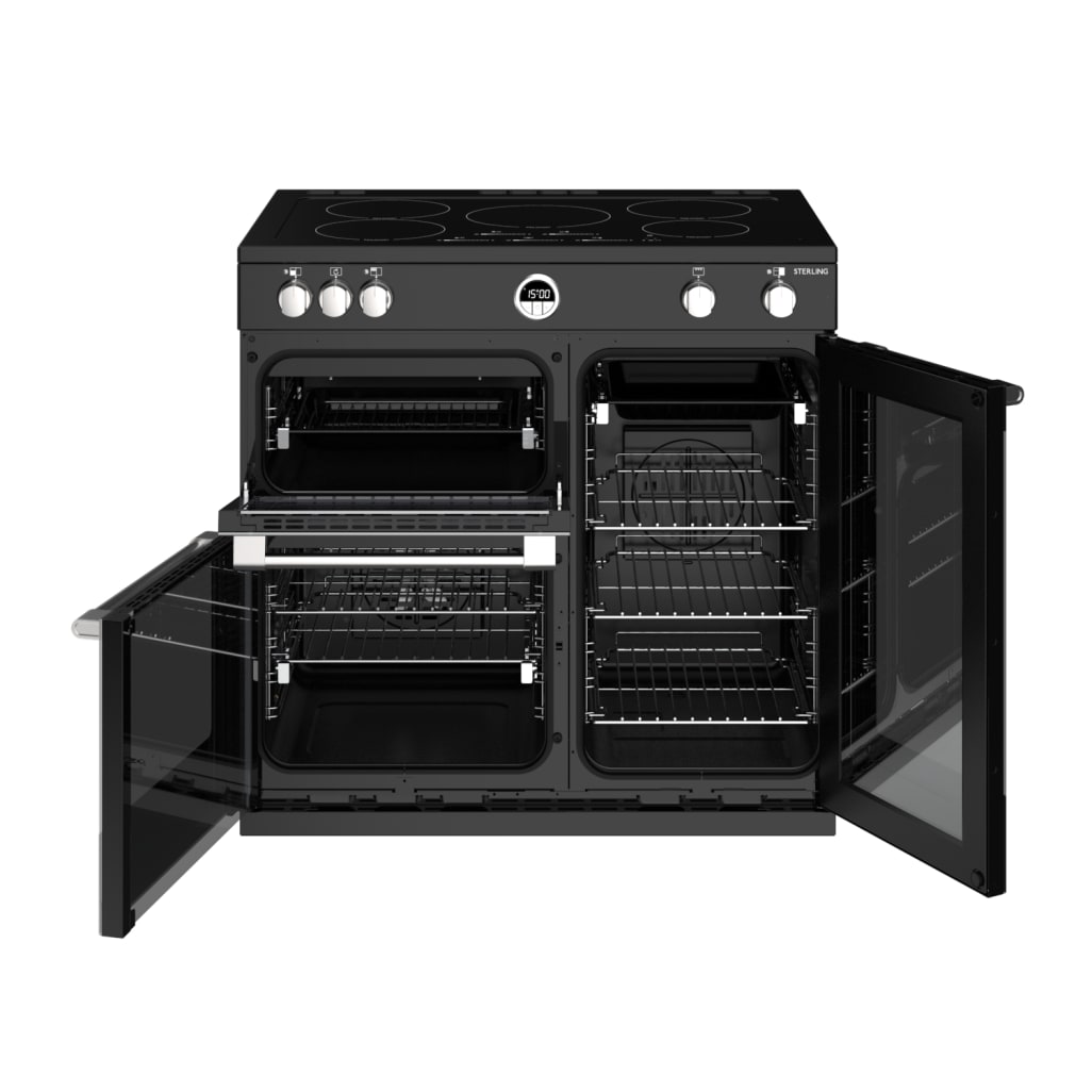 Stoves Spis - Sterling 90 cm (induktion) - Black