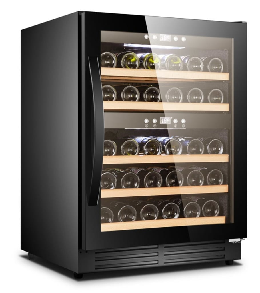 Under-counter wine fridge - Scandinavian Collection 40 Fullglass Black