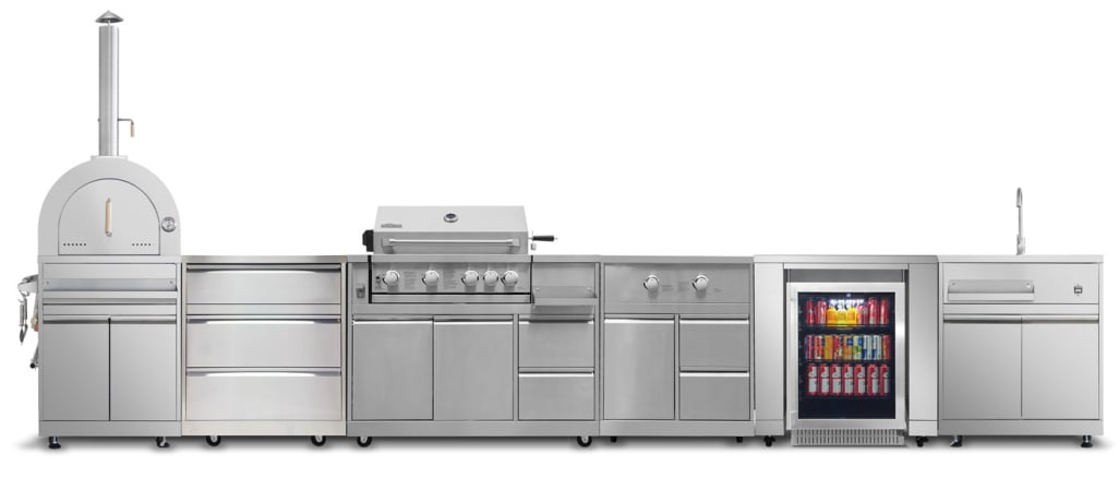 Inox Range - Module met pizzaoven