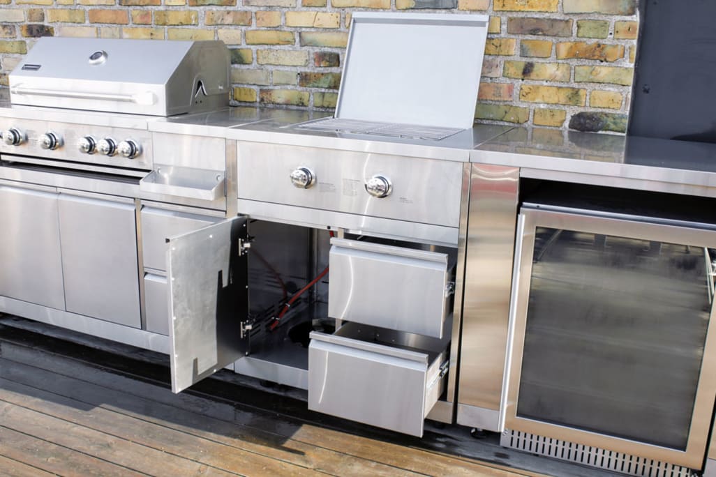 (Outlet) - Inox Range - Module met zijbrander 