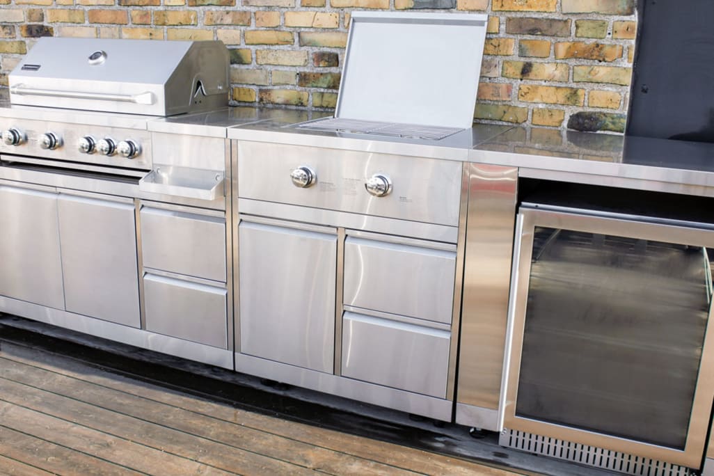 (Outlet) - Inox Range - Module met zijbrander 