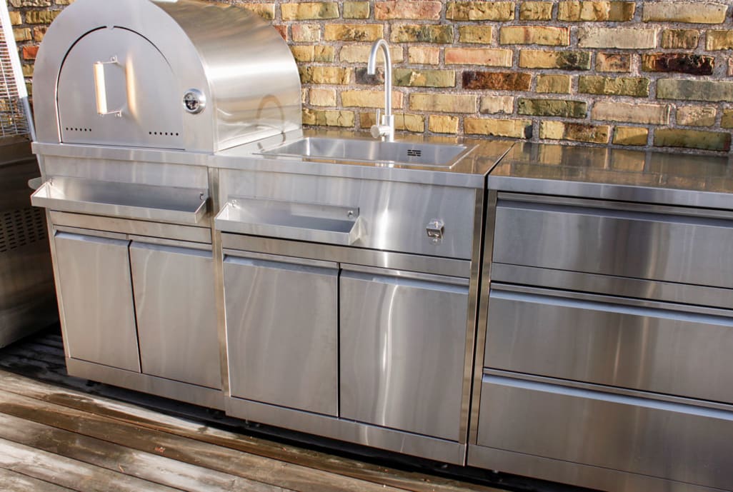 Inox Range - Module with sink unit