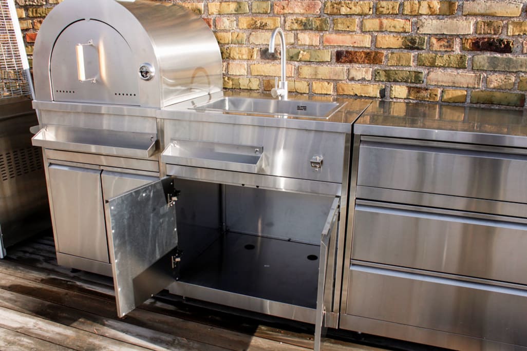 Inox Range - Module with sink unit