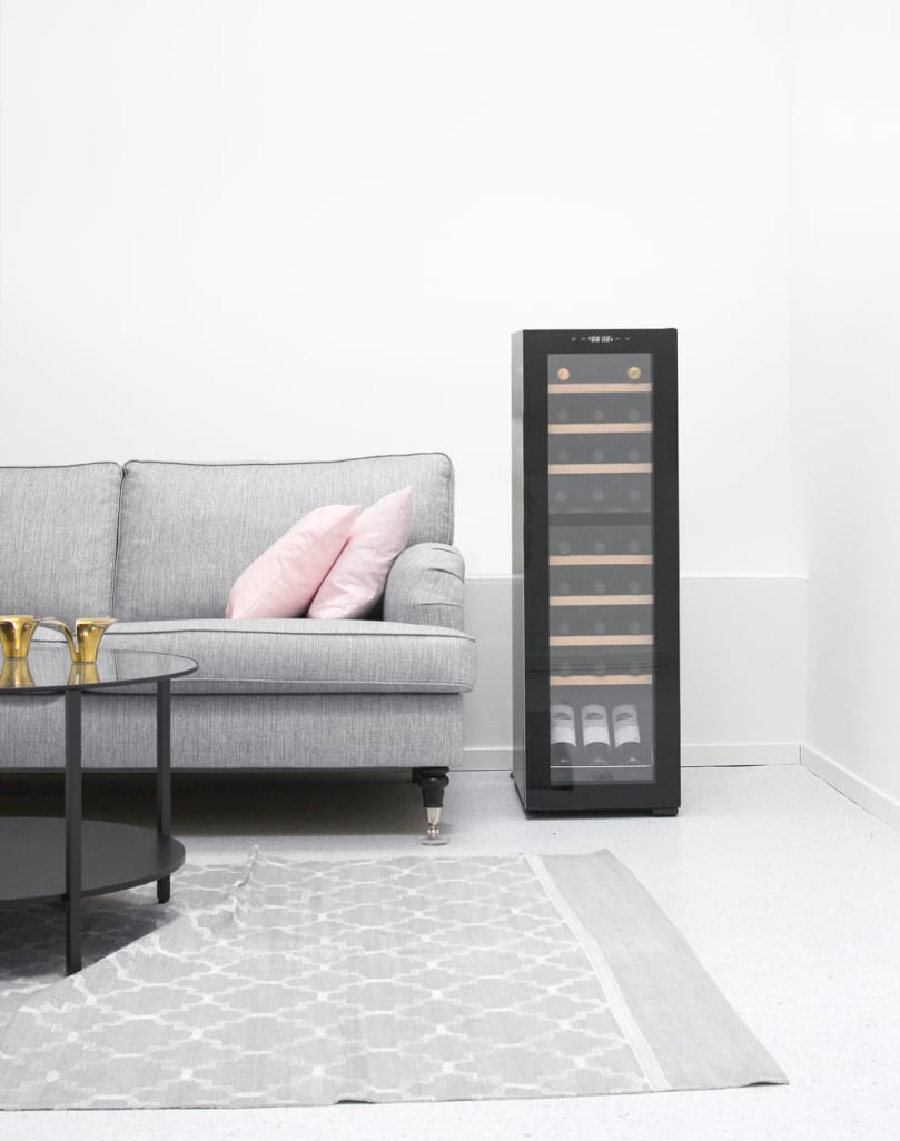 Free standing wine cooler - Northern Collection 27 Black