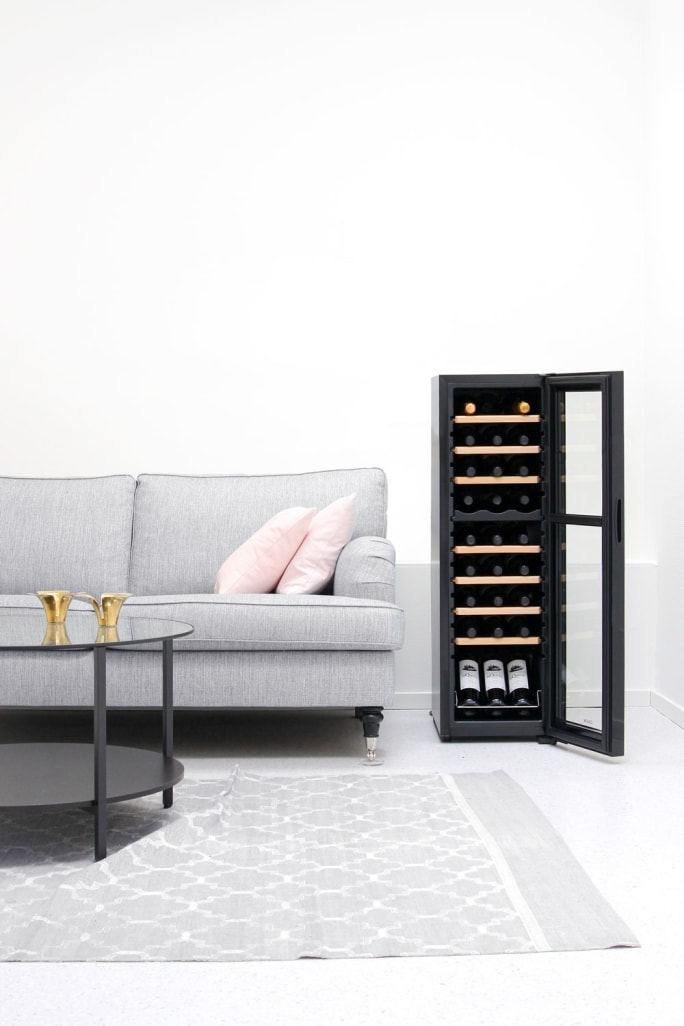 Free standing wine cooler - Northern Collection 27 Black