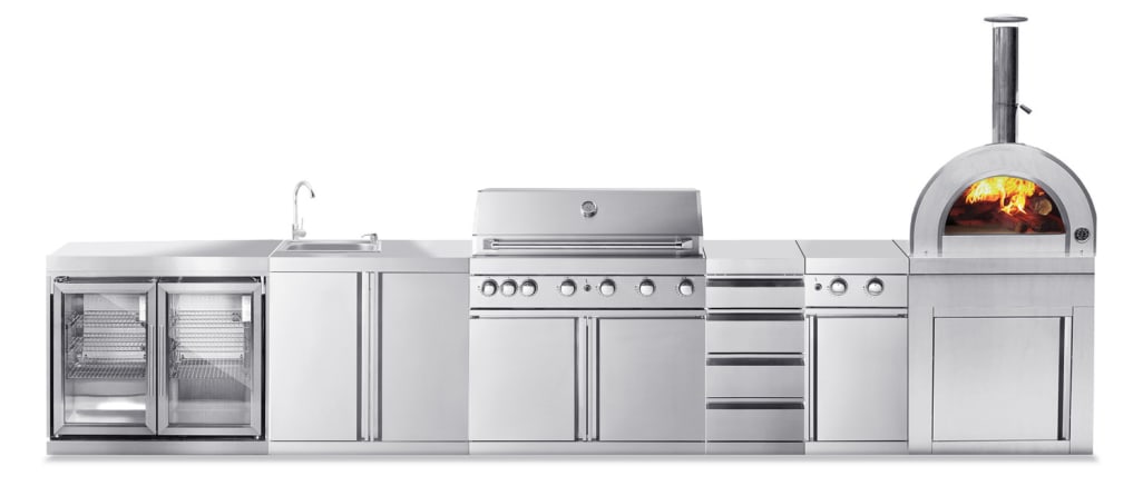 Stainless Collection - Cuisine d’extérieur indépendante - Kansas (Inox)