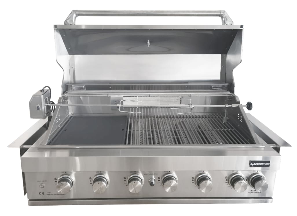 Built-in - Gas grill with 6 burners