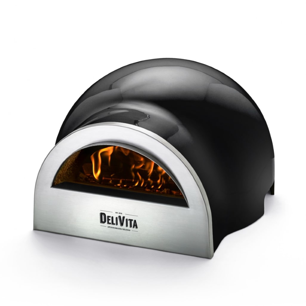 DeliVita Oven “Very Black” - Holzbefeuerter Pizzaofen