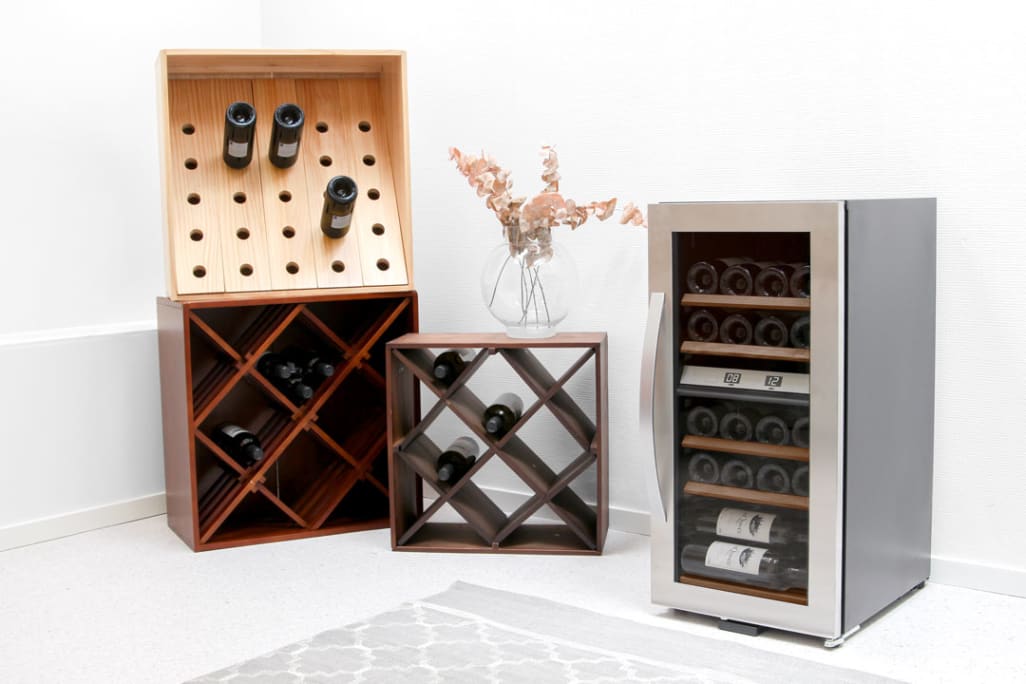 Freistehender Weinkühlschrank - WineExpert 24 Stainless 