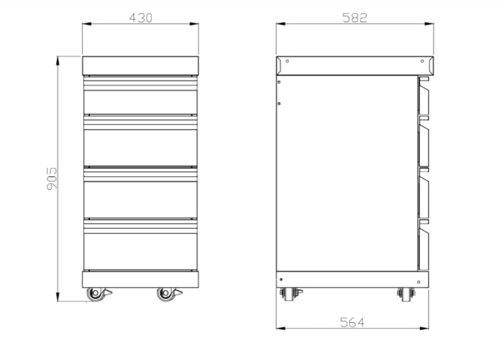 Black Collection - Drawer module