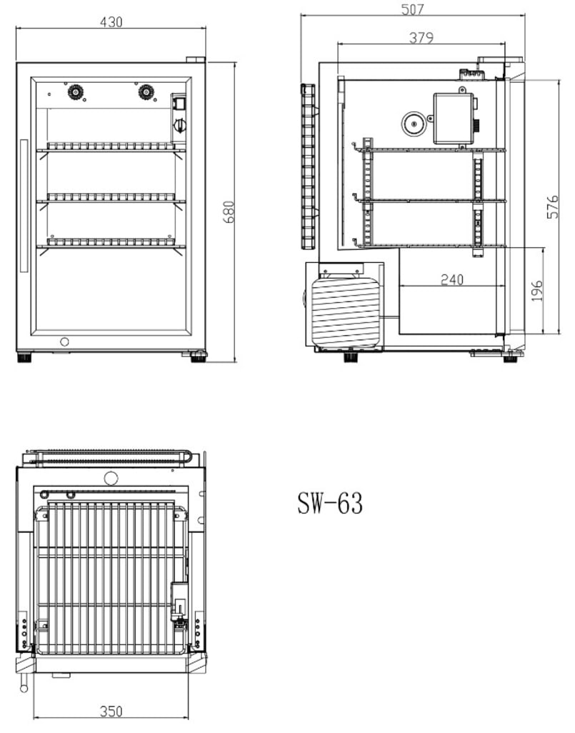 Fristående ölkyl - Arctic Collection 63 liter Stainless