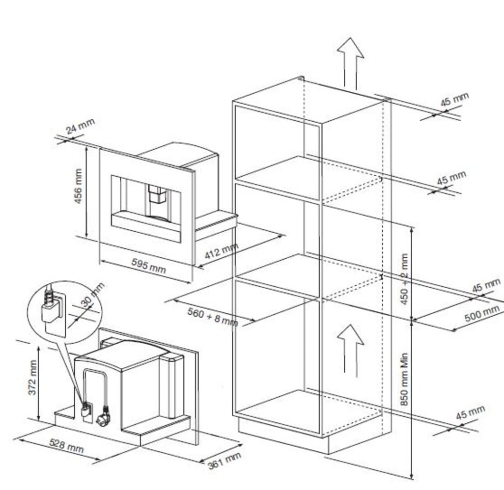 Kaffemaskin (Svart)