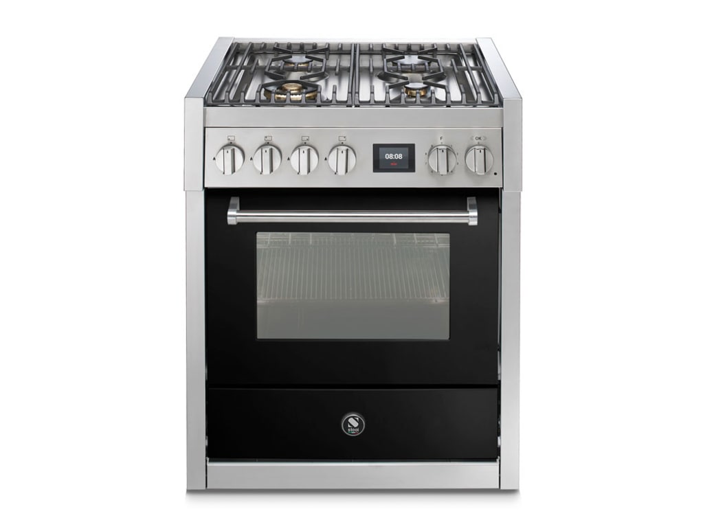 Genesi - Combi-steam - Gaskomfur 70 cm (1 ovn) (Nero) 