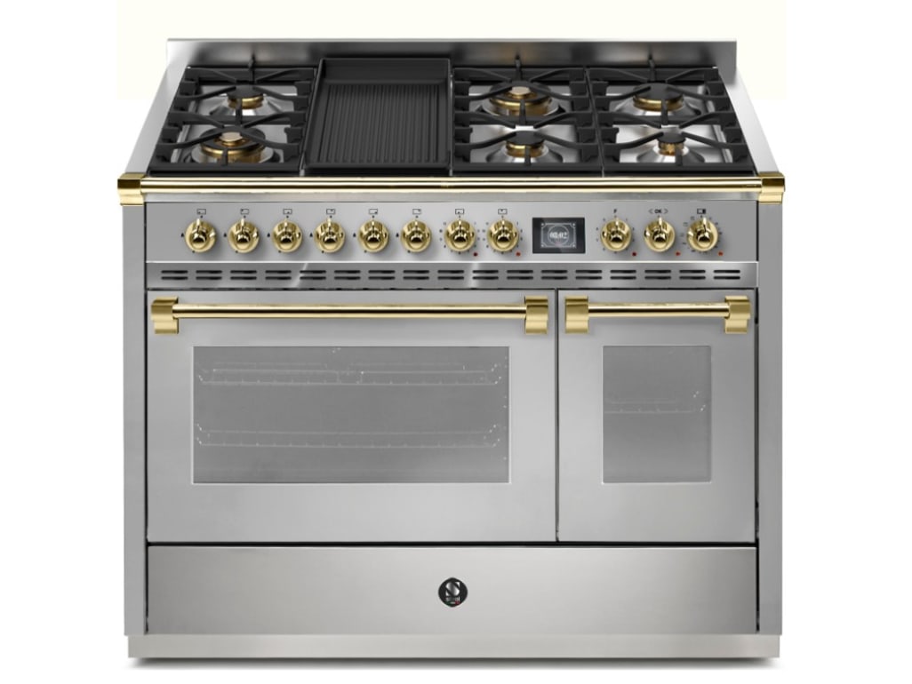 Spis - Ascot - Combi-steam 120 cm (2 ugnar) Gas + BBQ