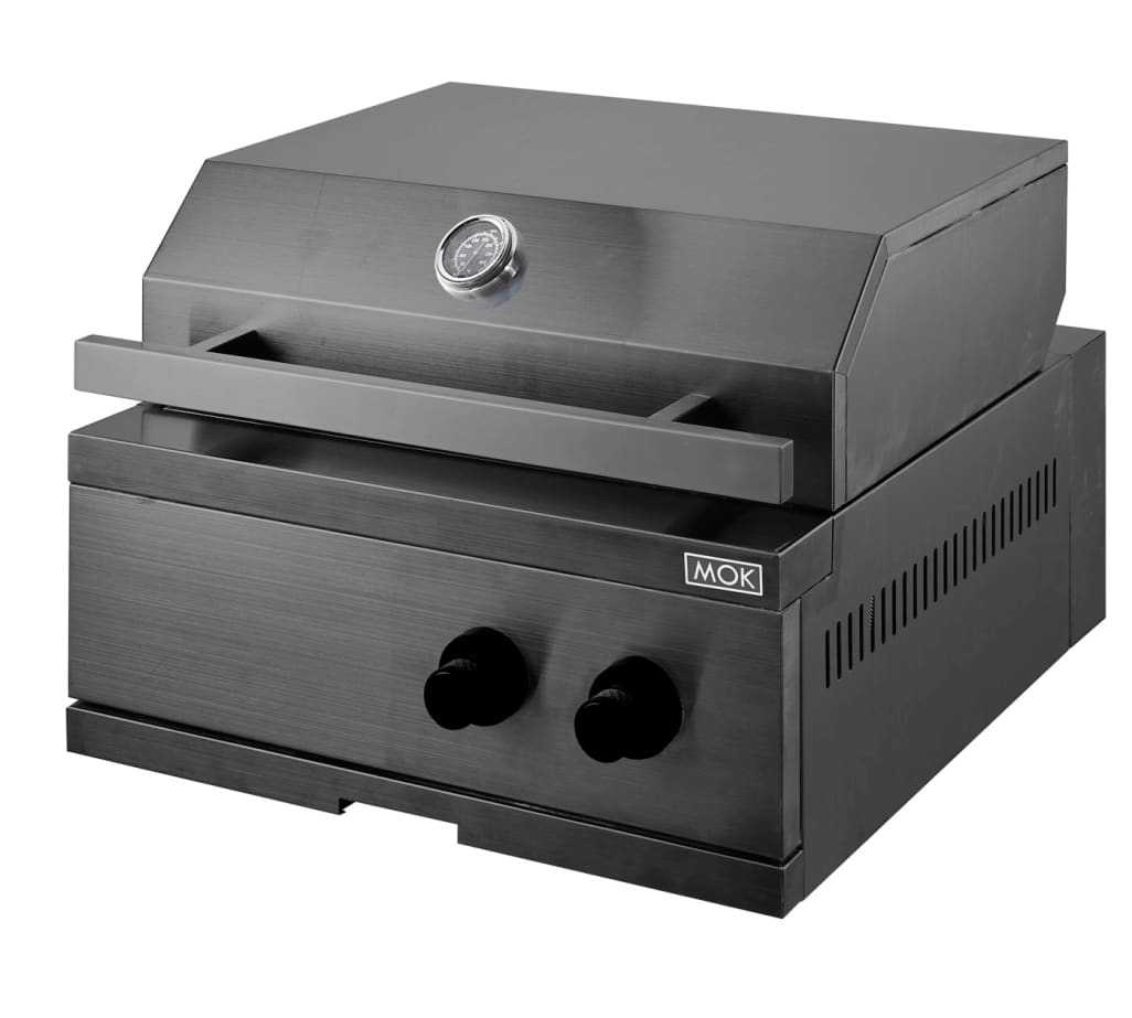 Nordic Line Integrated gas grill (2 burners) Black