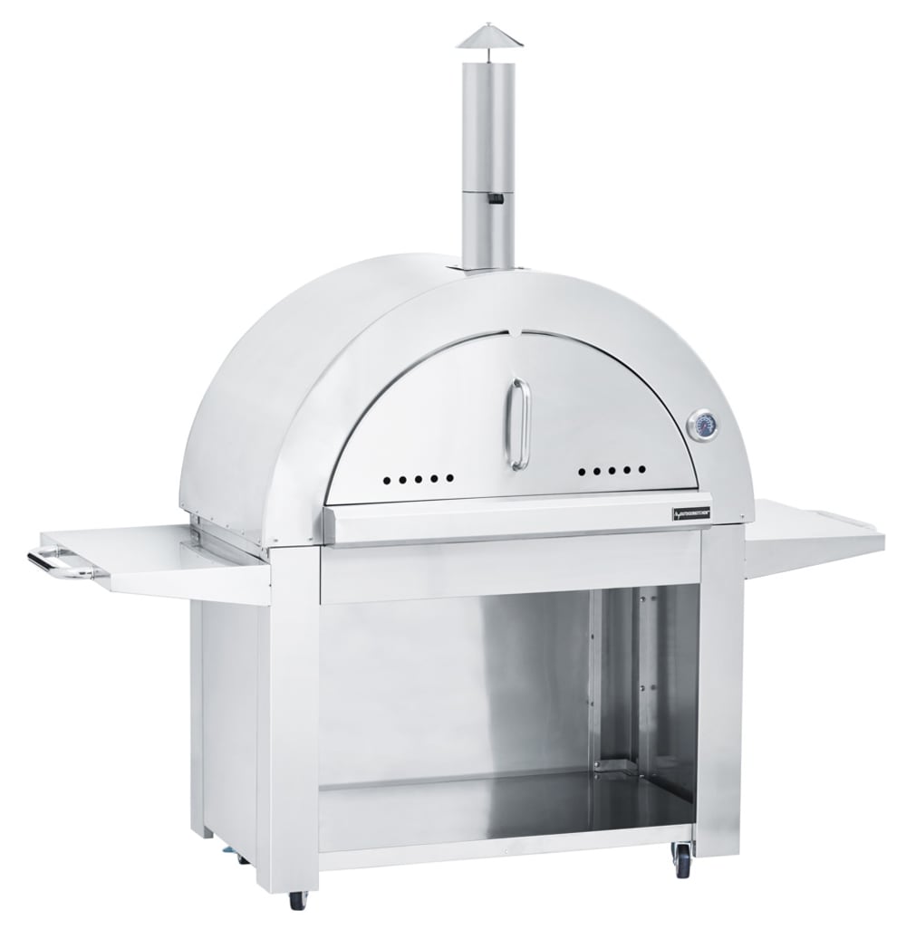 (Outlet) - Stainless Collection - Holzbefeuerter Pizzaofen - Chicago (Edelstahl)