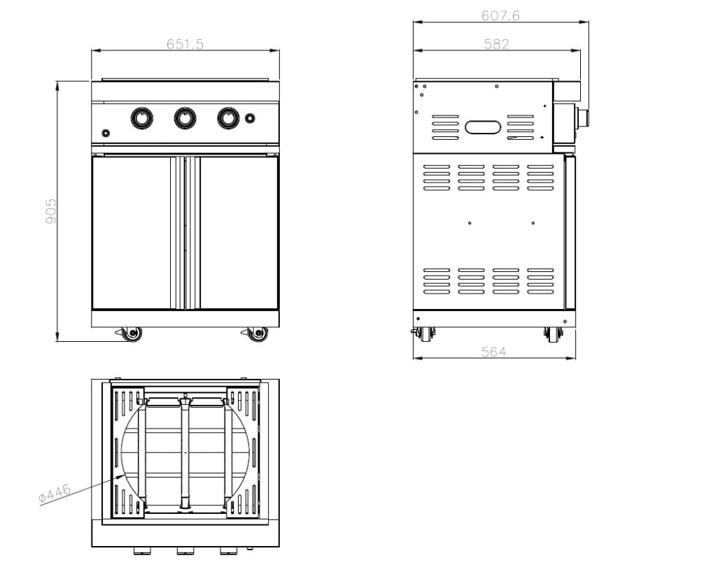 Black Collection -  Module Plancha Teppanyaki