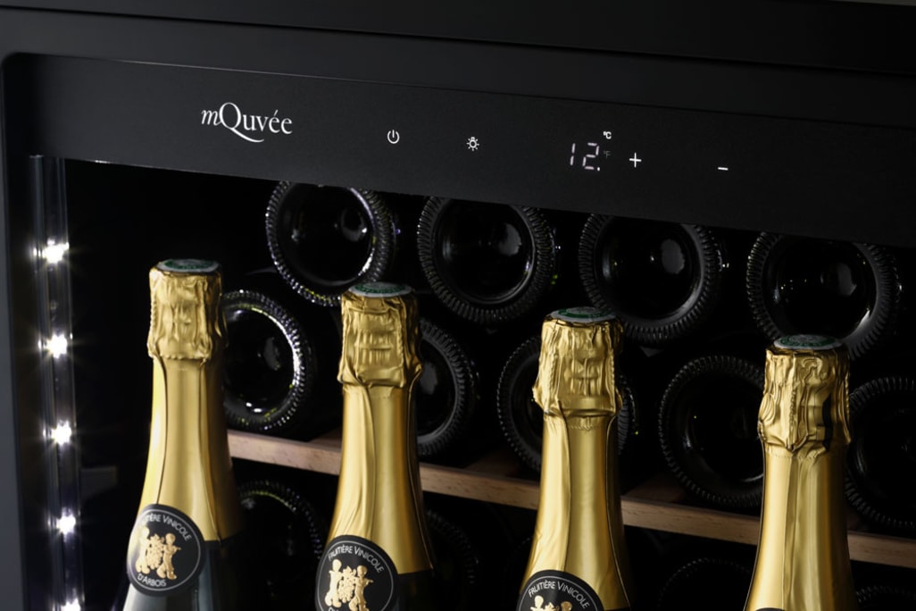 Champagnekøleskab til indbygning - WineCave 700 60S Anthracite Black