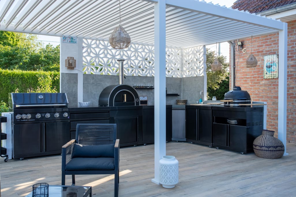 Black Collection - Module houtgestookte pizzaoven - Naples