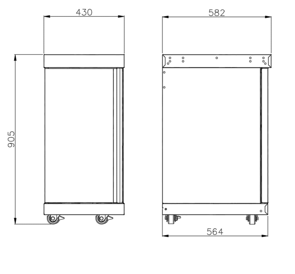 Stainless Collection - Opbergkastmodule