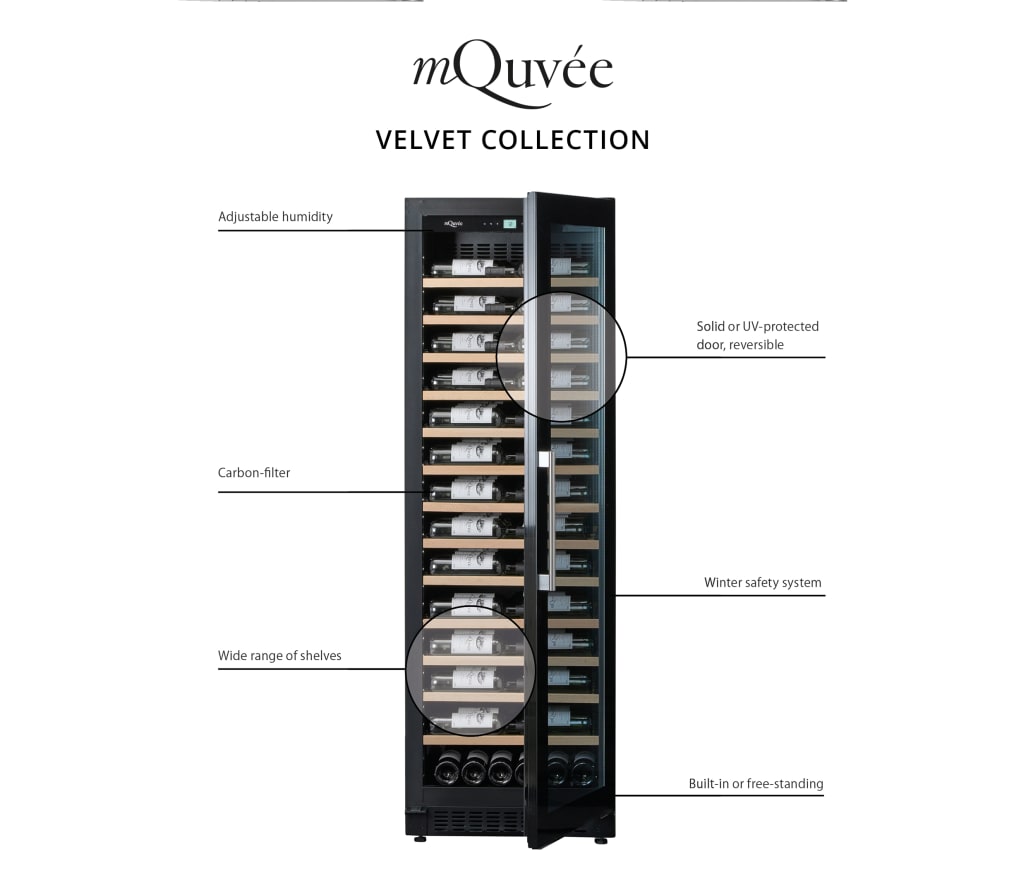 Wine cabinet - Velvet 100 Glass 	