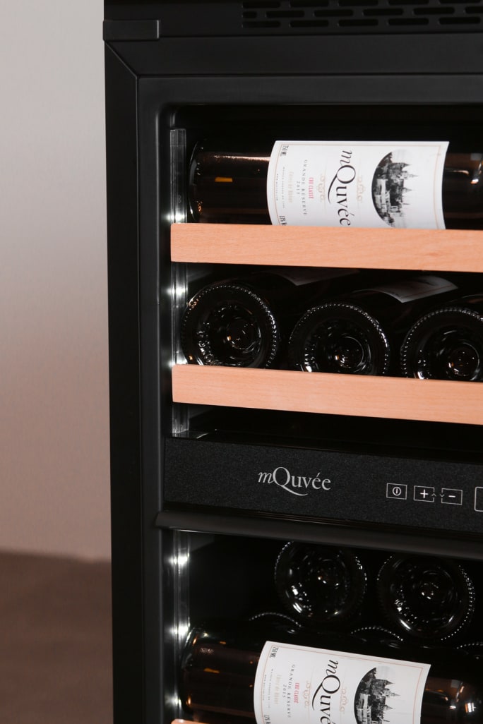 Integrated wine cooler - WineKeeper 49D Anthracite Black