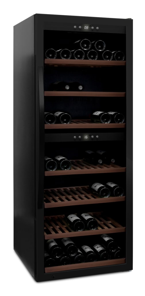 Freistehender Weinkühlschrank - WineExpert 126 Fullglass Black 