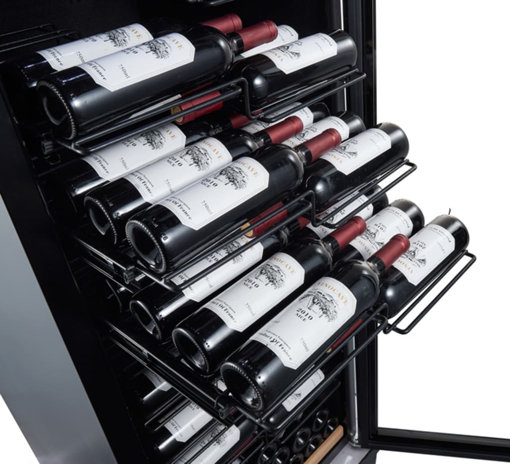 Cantinetta vino a libera installazione - WineExpert 192 Fullglass Black Label-view 