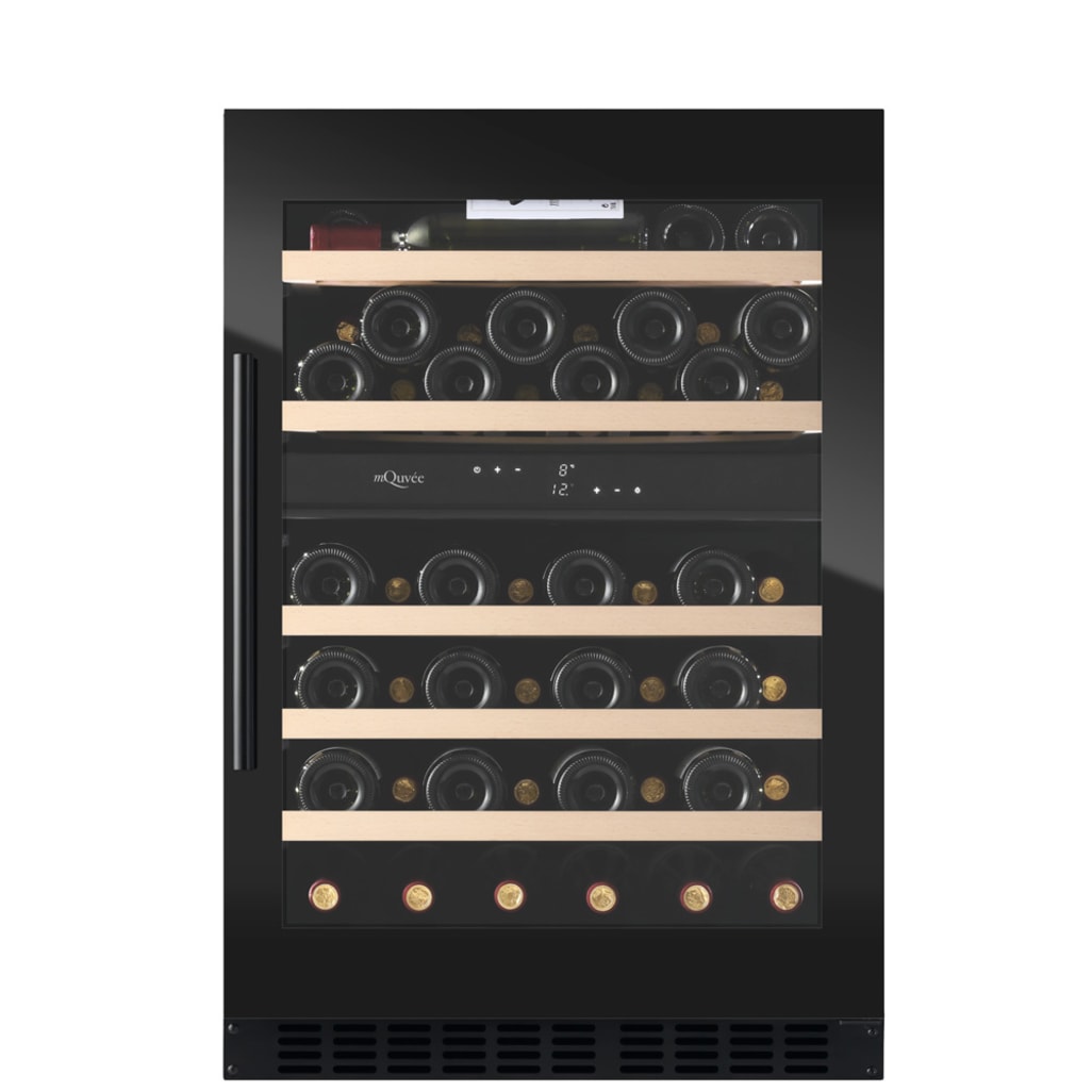 Innbyggbart vinskap - WineCave 800 60D Fullglass Black