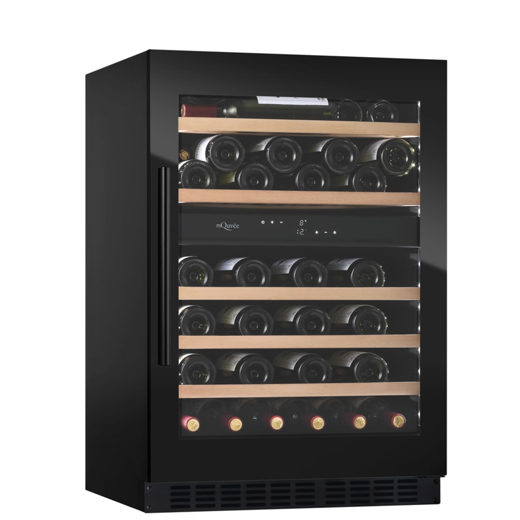 Innbyggbart vinskap - WineCave 800 60D Fullglass Black
