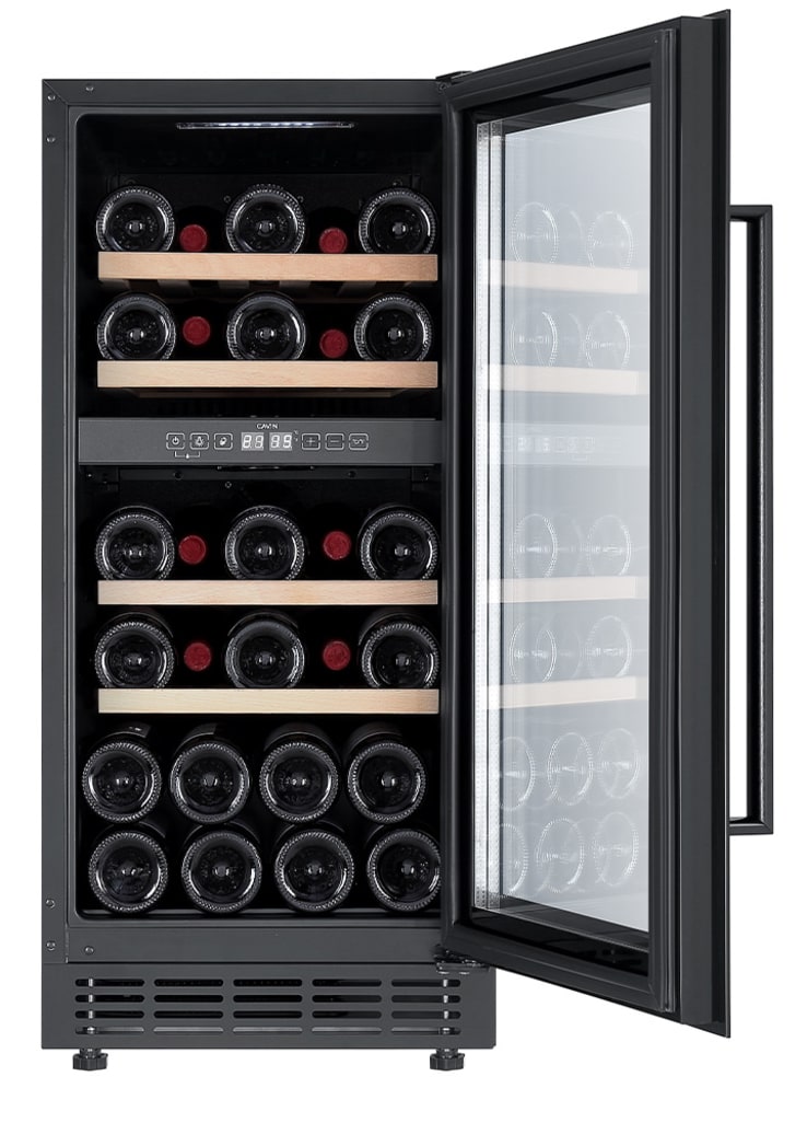 Under-counter wine cooler - Arctic Collection 40D Fullglass Black