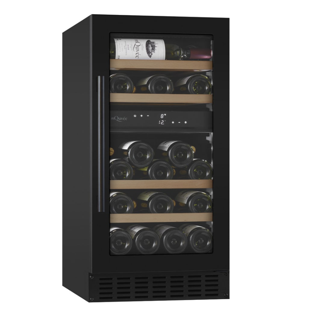 Innbyggbart vinskap - WineCave 700 40D Anthracite Black 