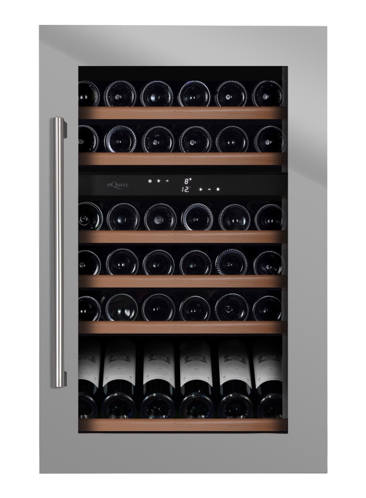 Cave à Vin Indépendante WineExpert 180 – 180 Bouteilles, Deux Zones De Température, Acier Inox - 8