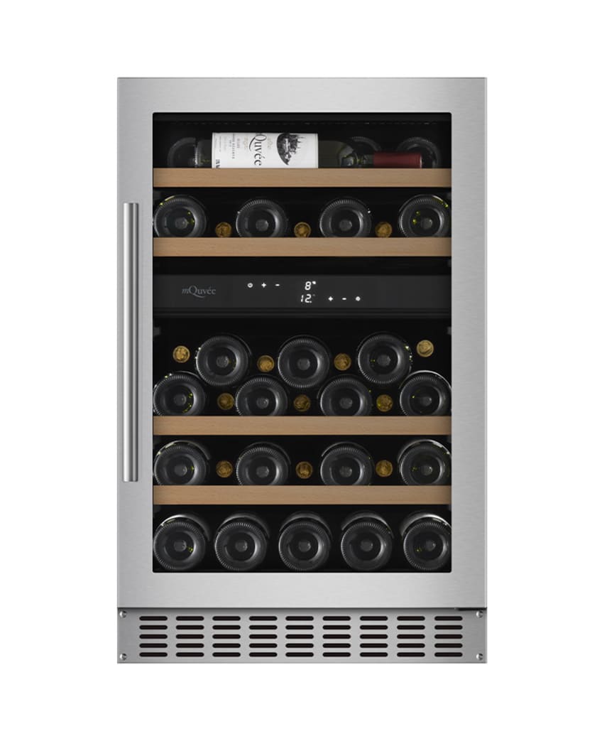 Sisäänrakennettava viinikaappi – WineCave 700 50D Stainless