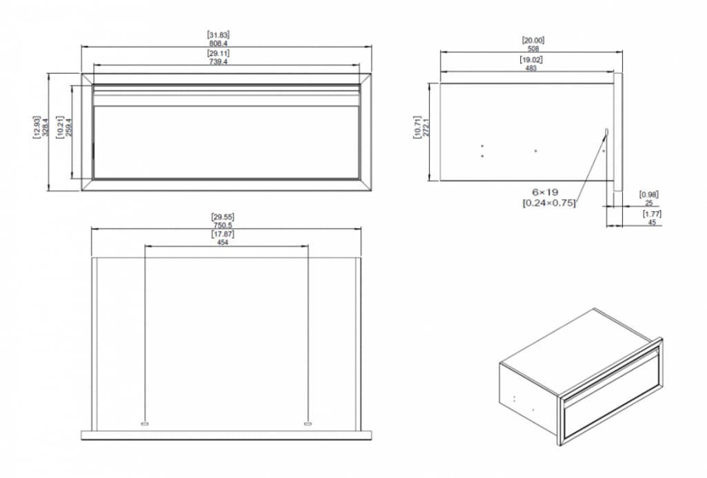 Folkunga - Built-in - Yksittäinen laatikko 