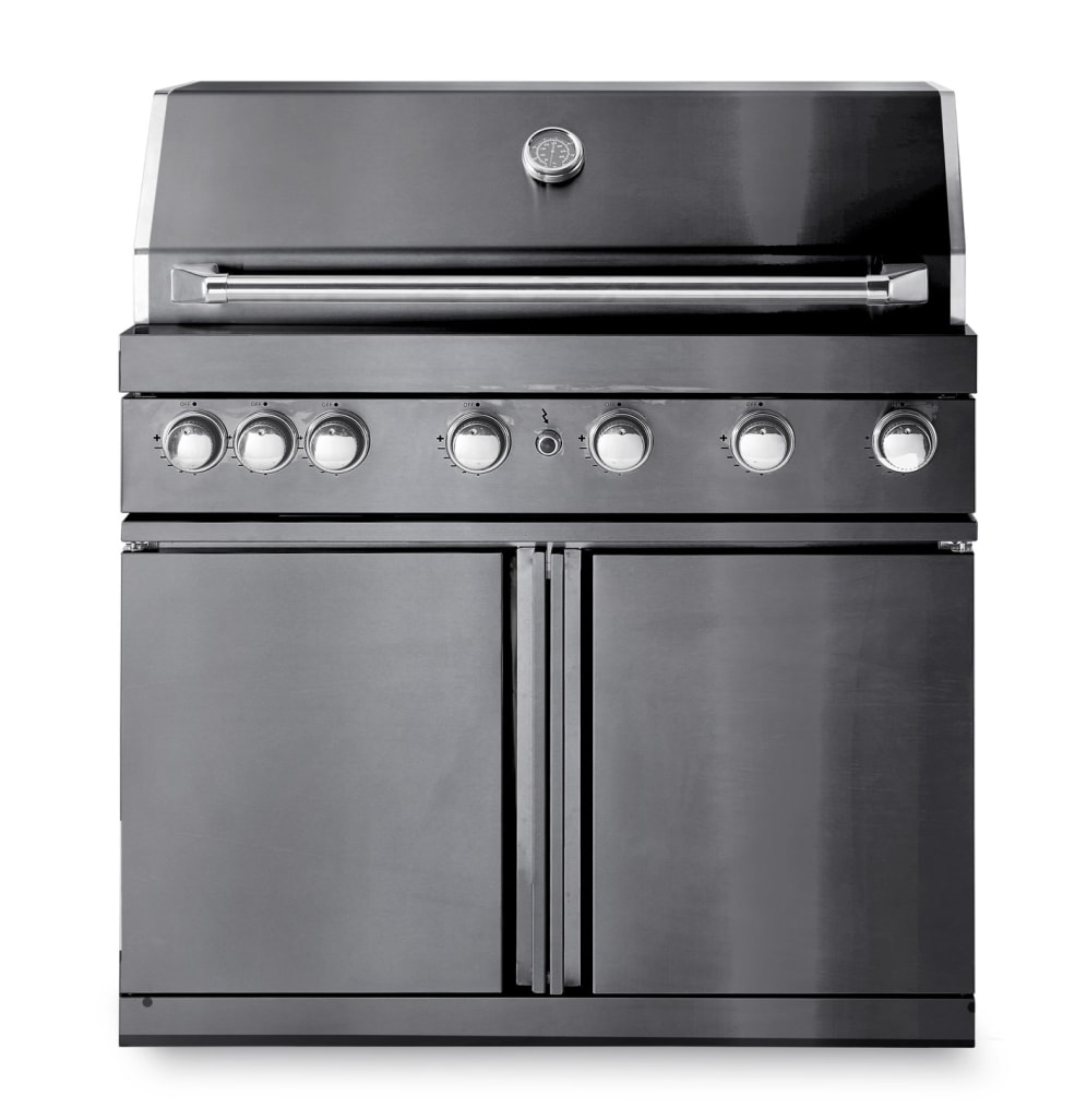 Black Collection - Barbecue à gaz indépendant à 6 brûleurs et diffuseur infrarouge