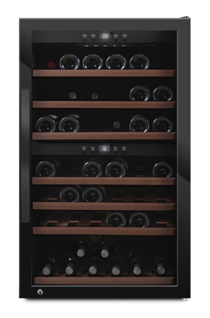 Freistehender Weinkühlschrank - WineExpert 66 Fullglass Black 