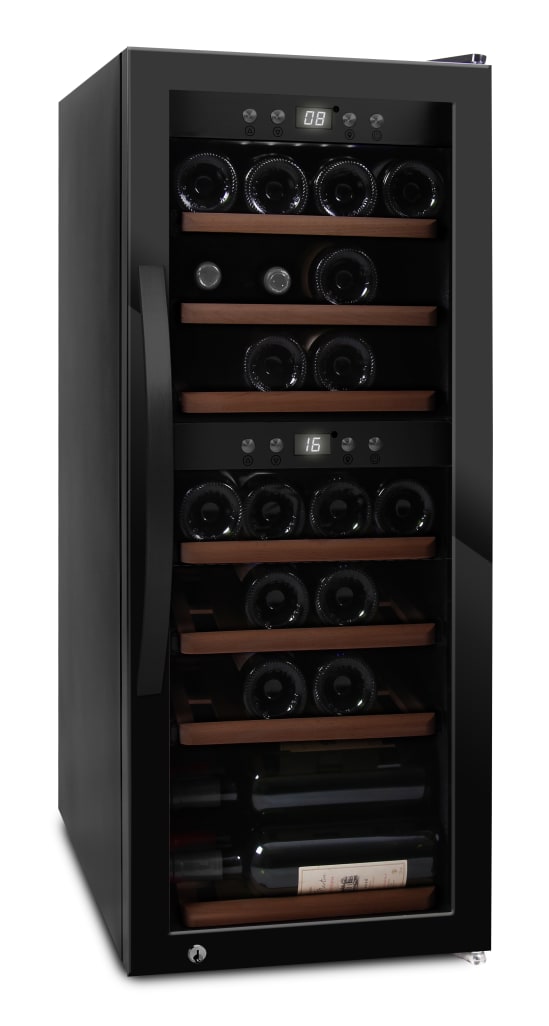 Freistehender Weinkühlschrank - WineExpert 38 Fullglass Black 