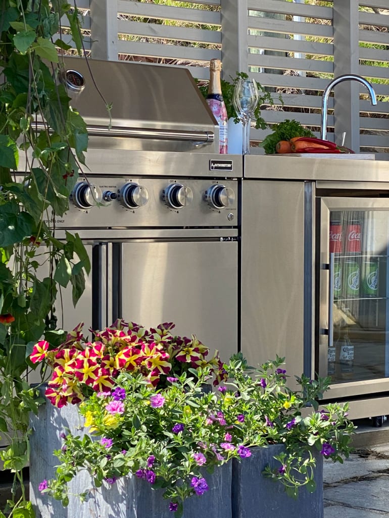 Stainless Collection - Fristående Gasolgrill med 6 brännare och infravärme