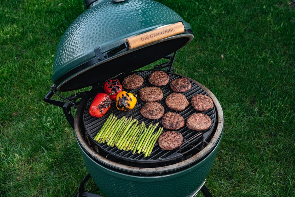 Kamado grill / Keramisk grill - XLarge - Grön