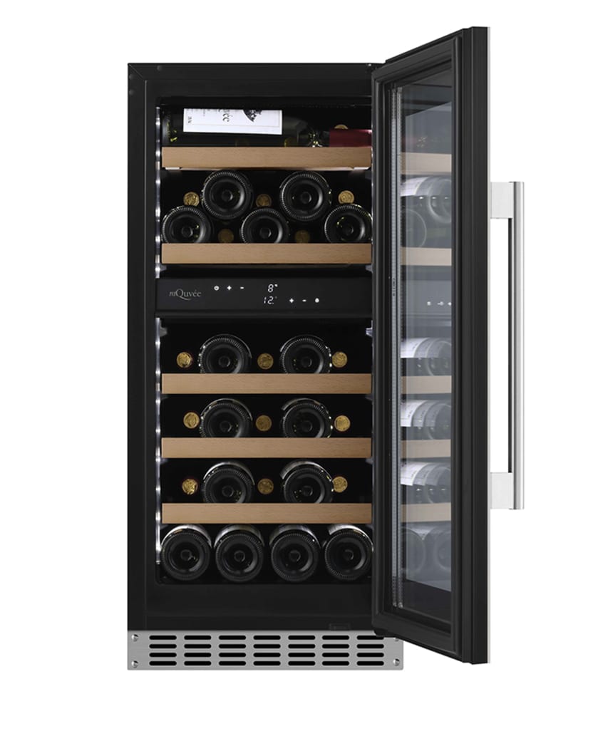 Innbyggbart vinskap - WineCave 800 40D Stainless