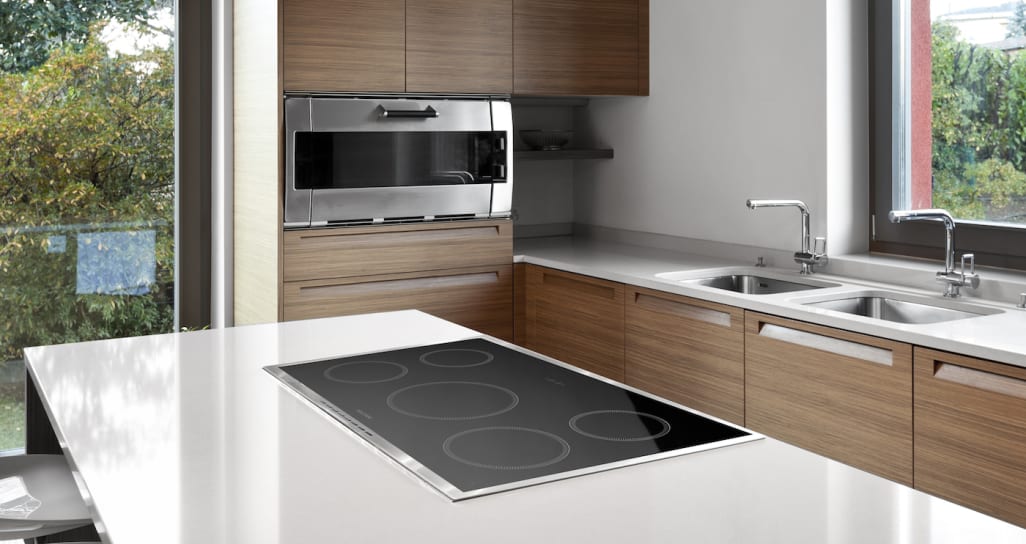 Komfur - Dolce Vita 90 cm (2 ovne) (Sort/Krom) Induktion - Til indbygning i kogeø 