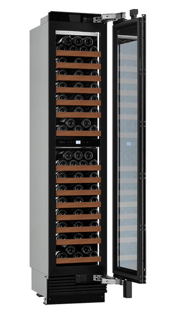 Sisäänrakennettava viinikaappi - Edge 45D Anthracite Black