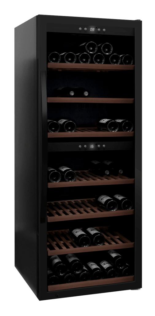 Freistehender Weinkühlschrank - WineExpert 126 Fullglass Black 