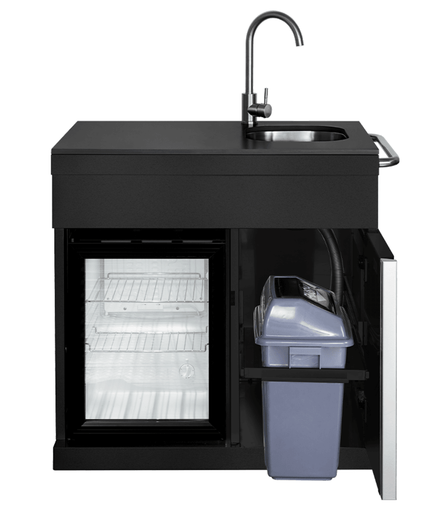 Pure - Vapaasti seisova ulkokeittiö - Compact (Musta)